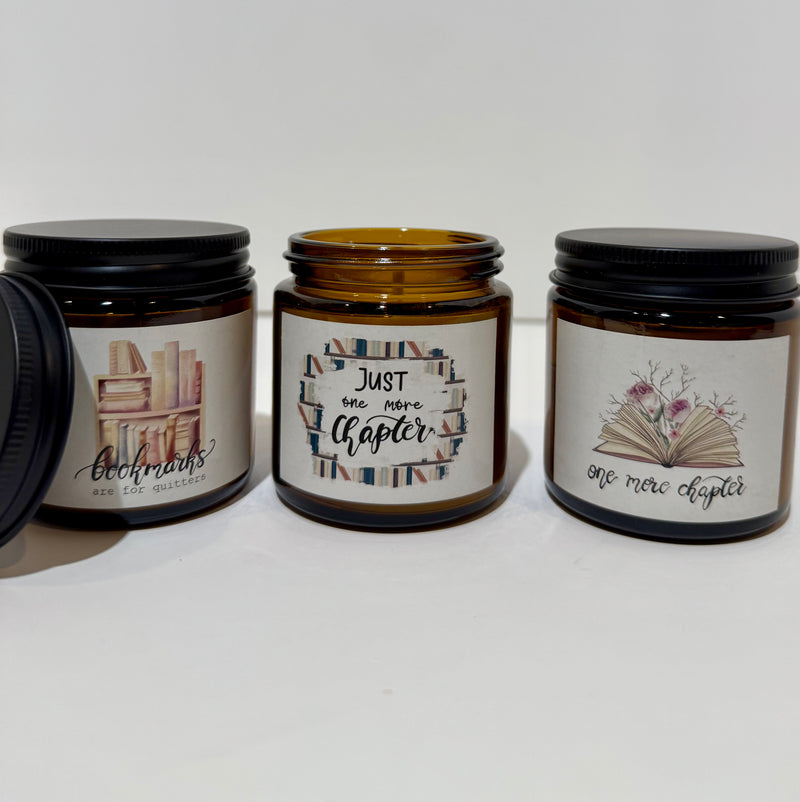 Book Lover Scented Candle - Glass