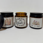 Book Lover Scented Candle - Glass